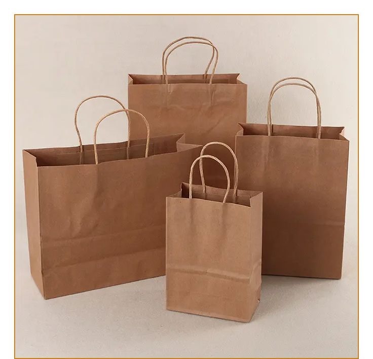 Carry Bag Kraft Paper - Sustainable retail packaging solution